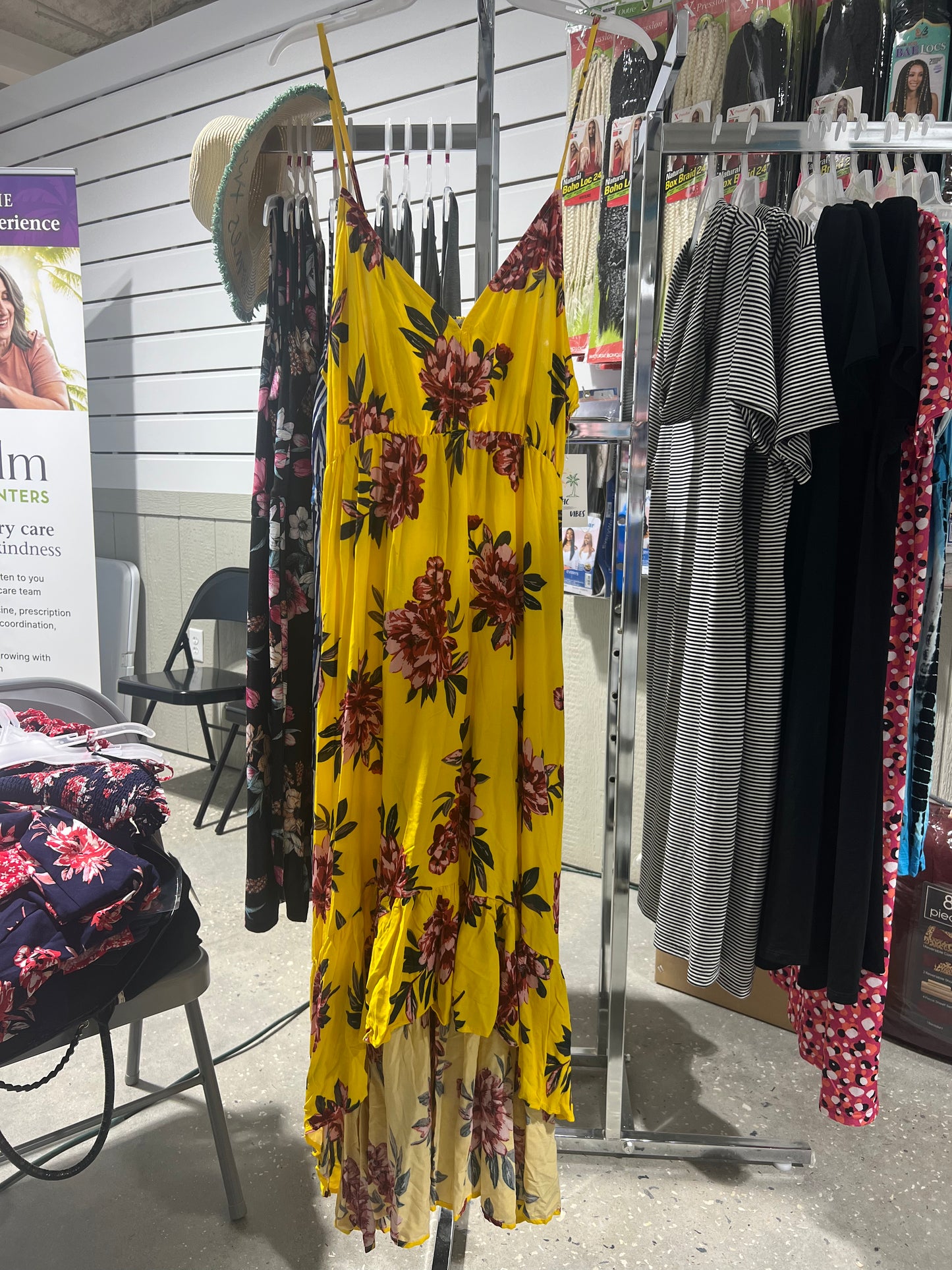Hi-Lo Summer Flower Dress