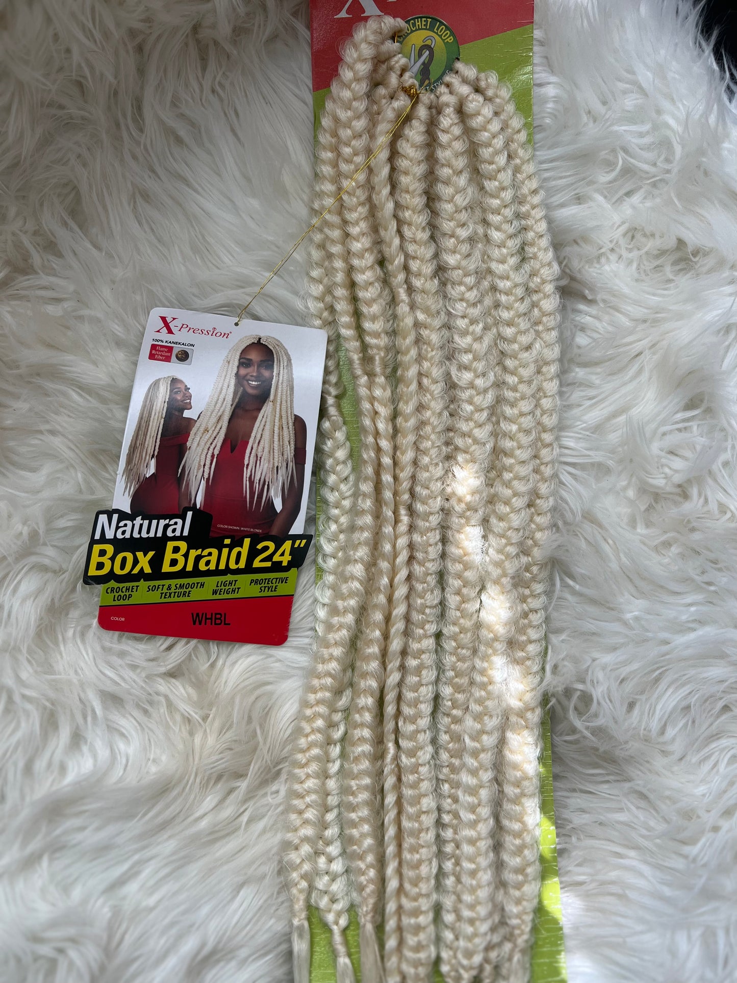 blond crochet box braids