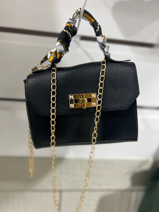 black small purse