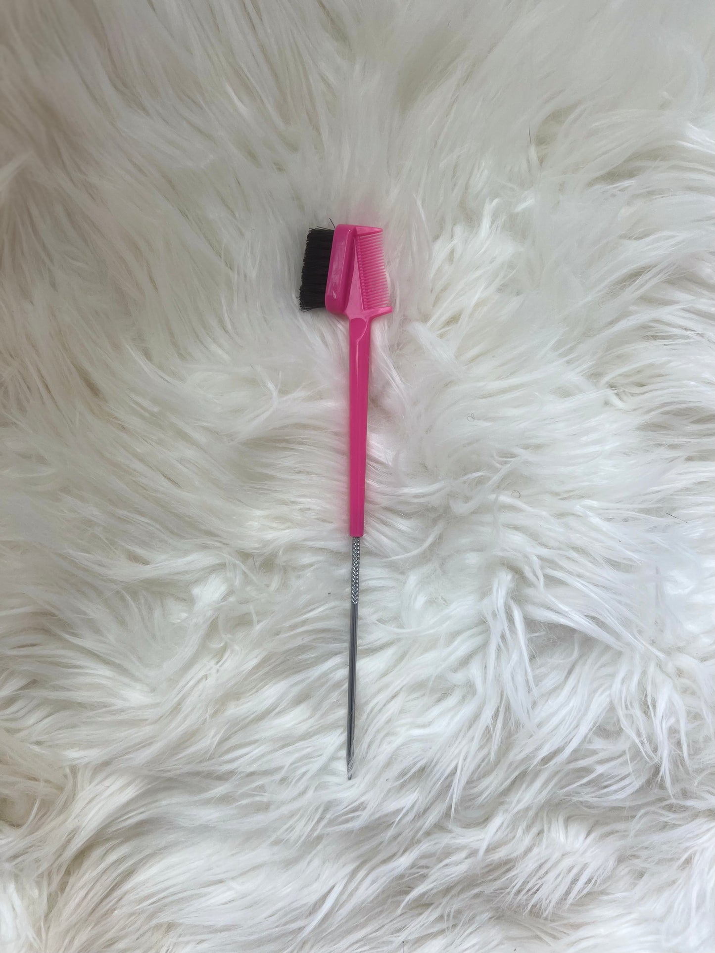 3-1 rat tail edge brush comb pink