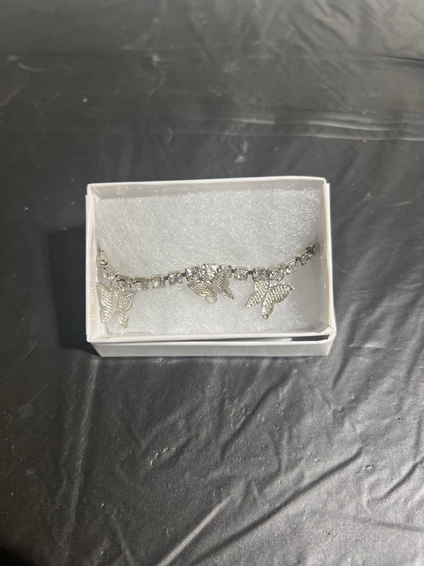 silver butterfly necklace